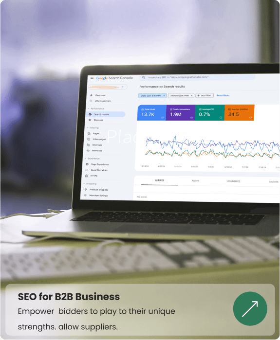 B2B SEO case study image